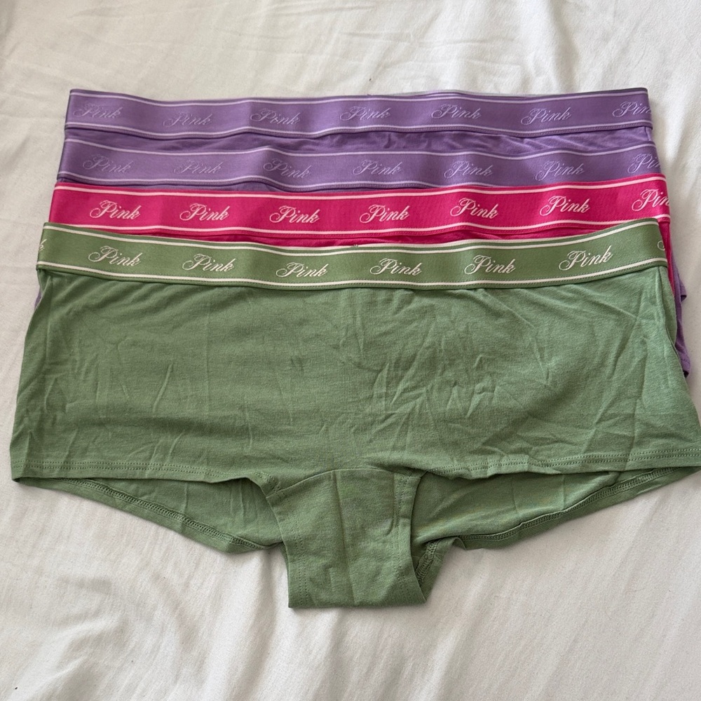 PINK Victoria's Secret Panties - Purple, Pink, Green
